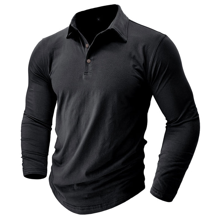 Stefan | Modern Edge Longsleeve Polo