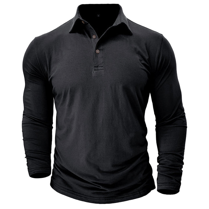 Stefan | Modern Edge Longsleeve Polo