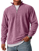 Vhon | Retro Quarter Zip Shirt