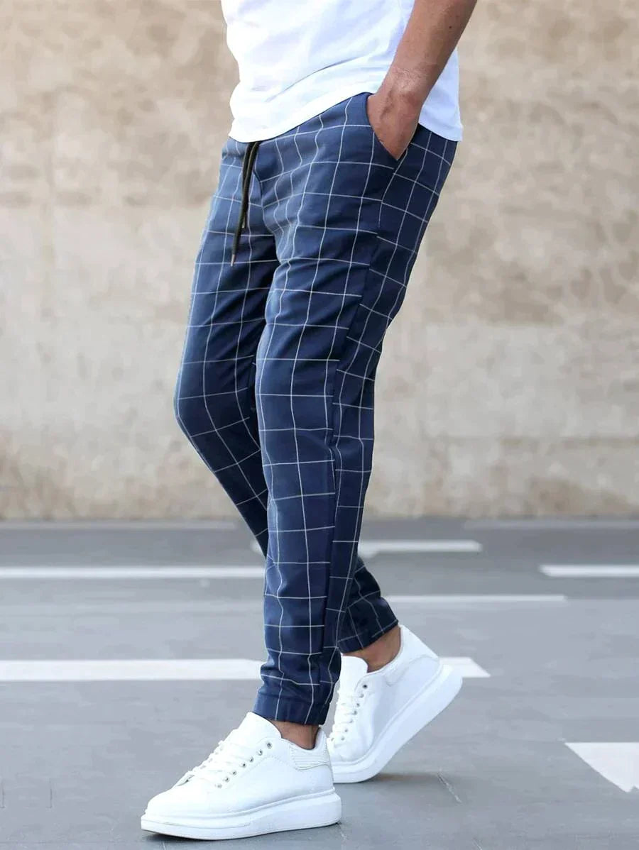 Adrien | Fashion Grid Sweatpants