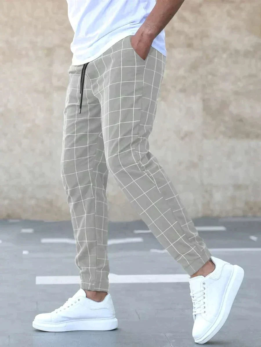 Adrien | Fashion Grid Sweatpants