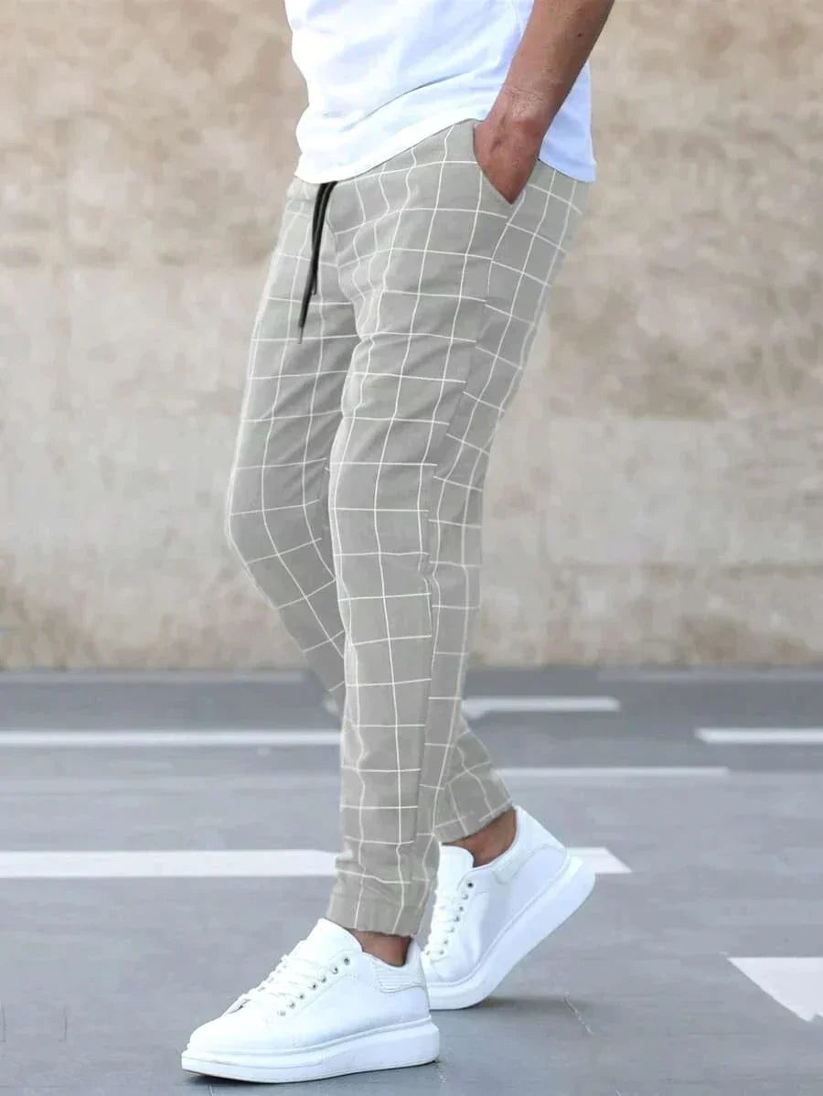 Adrien | Fashion Grid Sweatpants