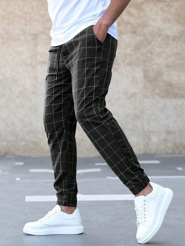 Adrien | Fashion Grid Sweatpants