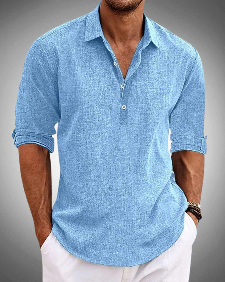Derick – Classic Button-Front Shirt
