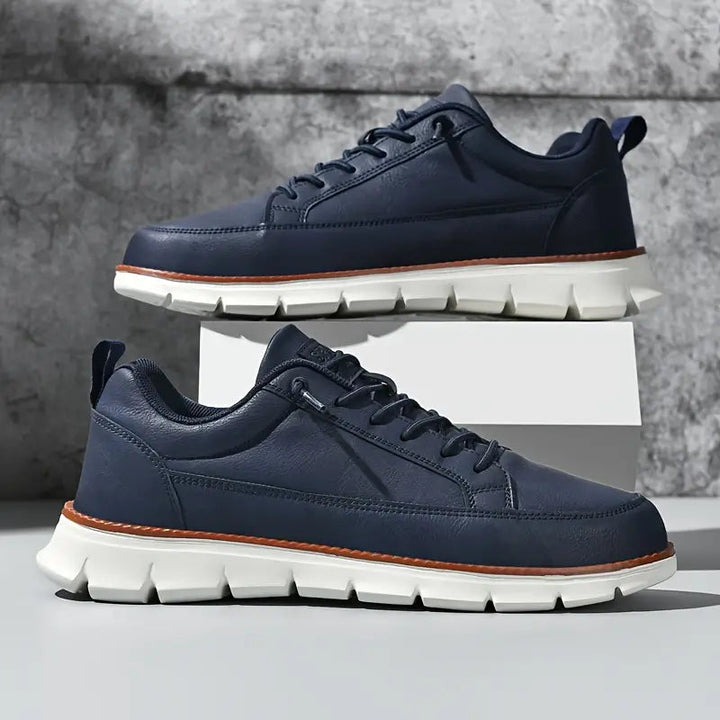 James – Comfortable Leather Trainers