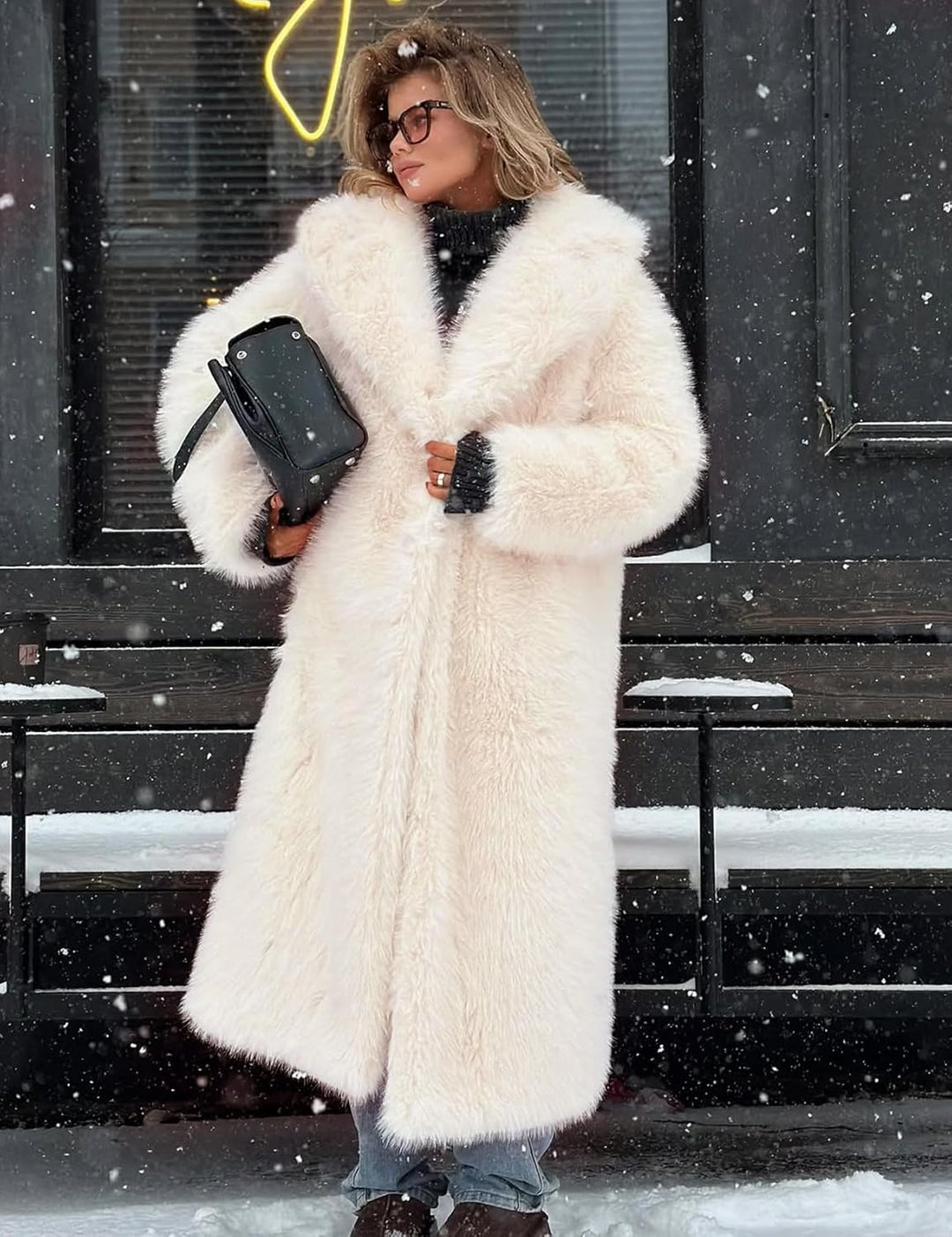 Jonalyn | Womens Long Faux Fur Coats