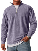 Vhon | Retro Quarter Zip Shirt