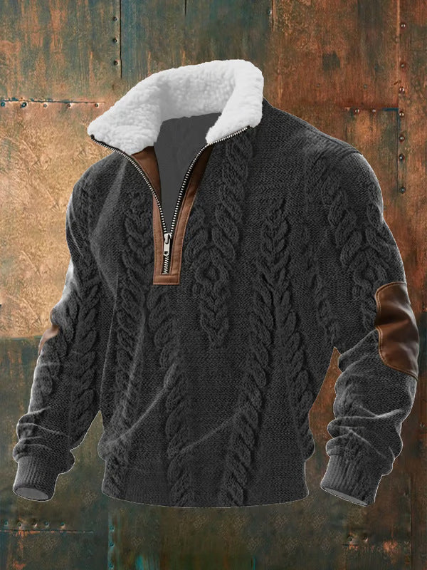Romnick – Zip Jumper with Fur Collar