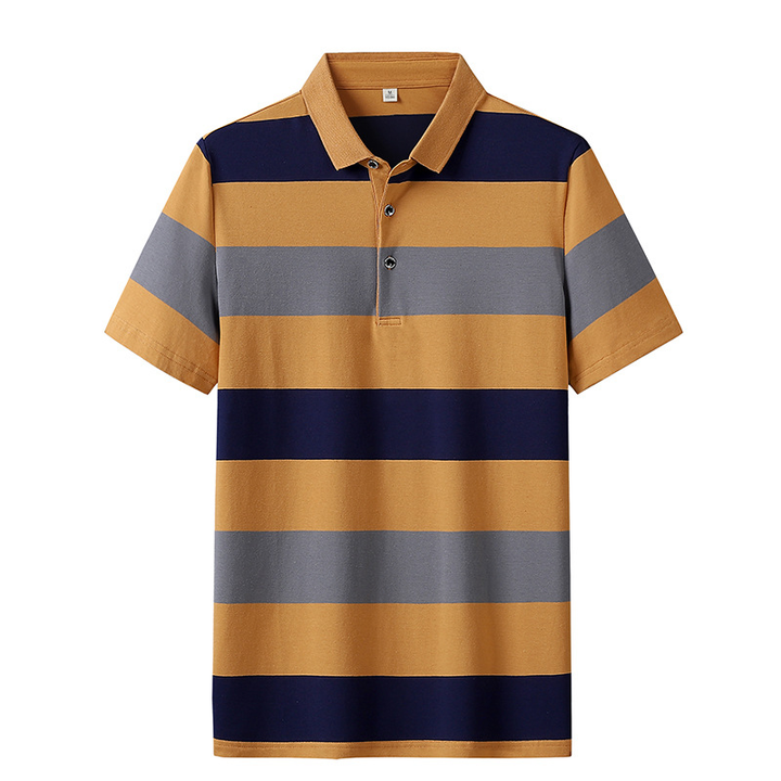 Arvyn | Classic Striped Polo Shirt