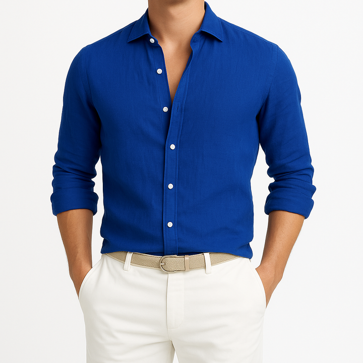 Primo | Cozy Long Sleeve Roll-Up Shirt