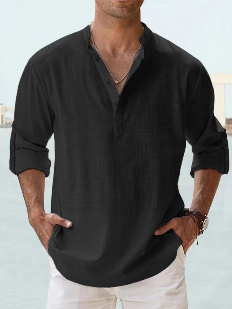 Cedric – Relaxed Linen Shirt