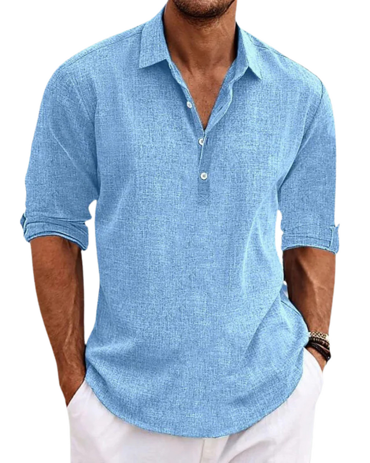 Derick – Classic Button-Front Shirt