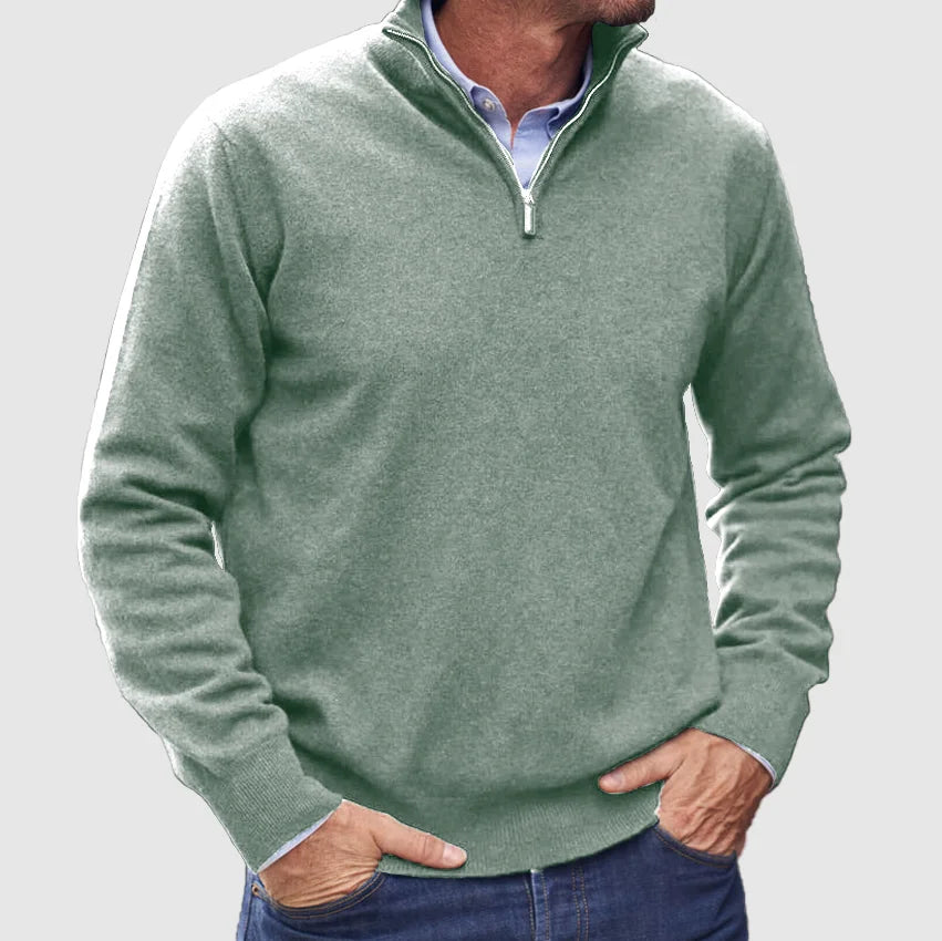 Ethan – Classic Quarter-Zip Everyday Jumper