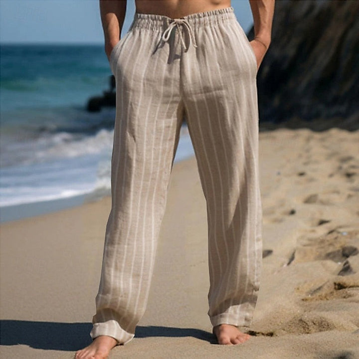 Mathias | Casual Elegance Striped Pants