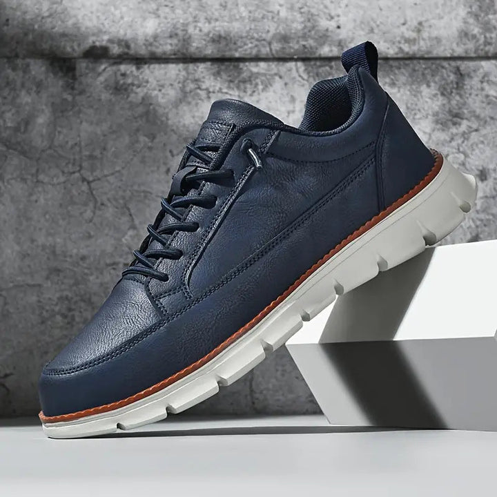 James – Comfortable Leather Trainers
