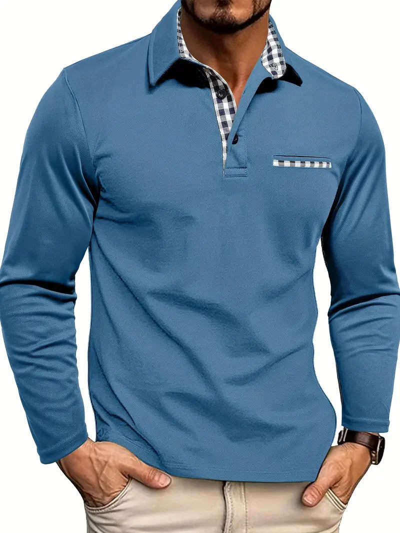 Tristan | Smart Casual Long-Sleeve Polo