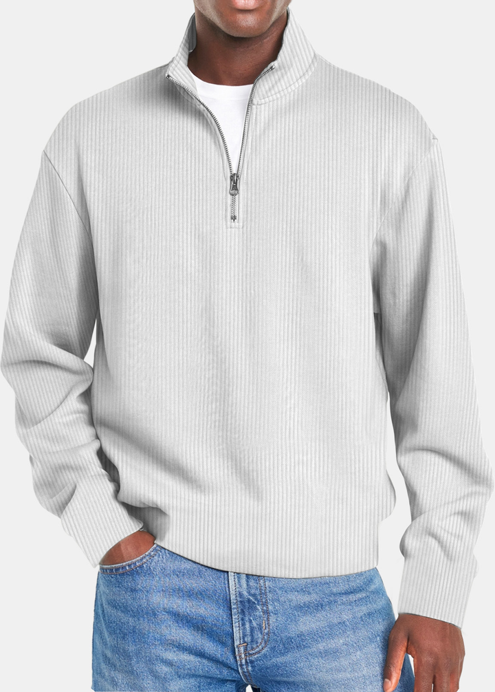 Winson | Waffle Half Zip Shirt