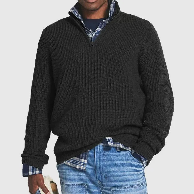 Archer – Half-Zip Knit Jumper